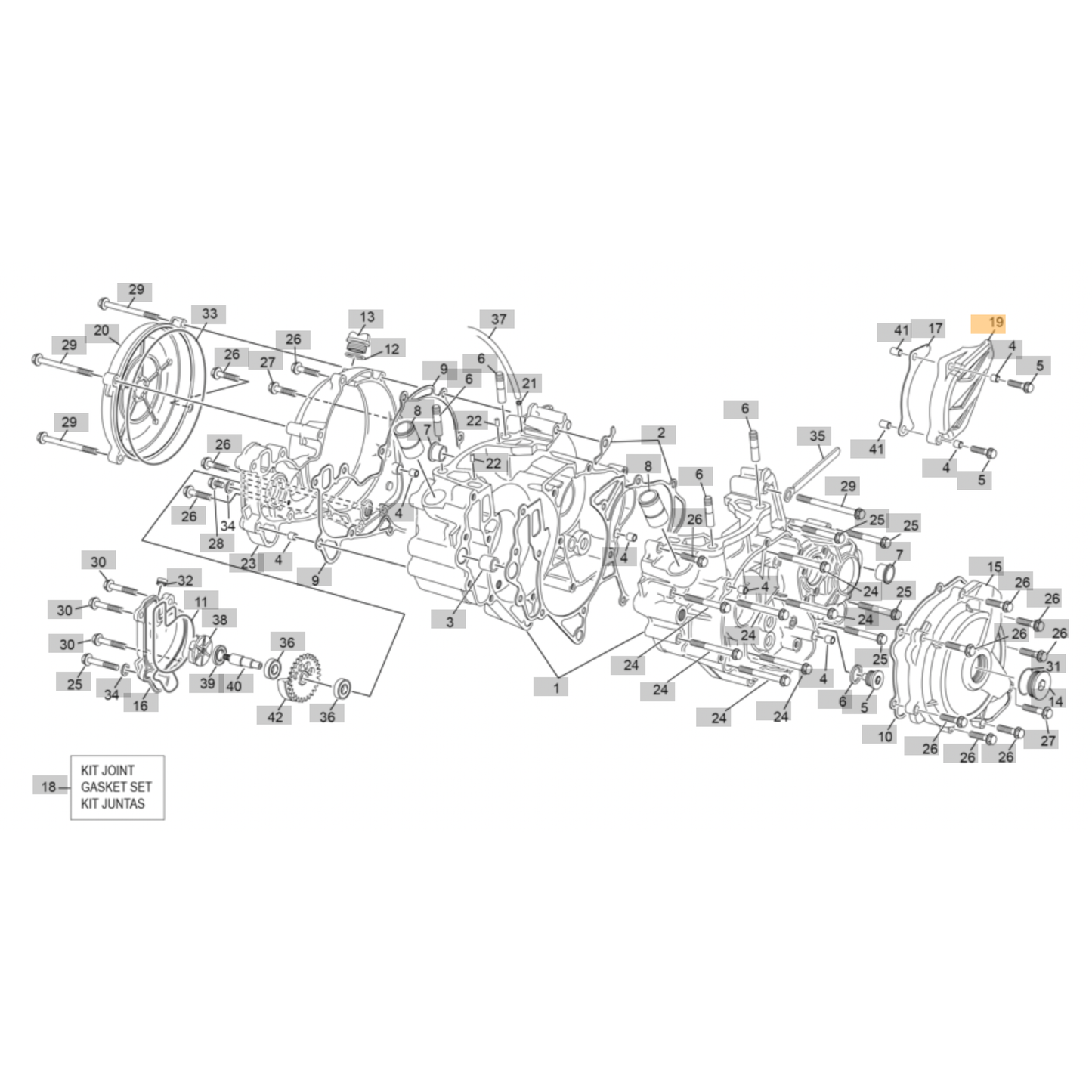 Sherco SE/SEF Front Sprocket Cover (2004-2027)