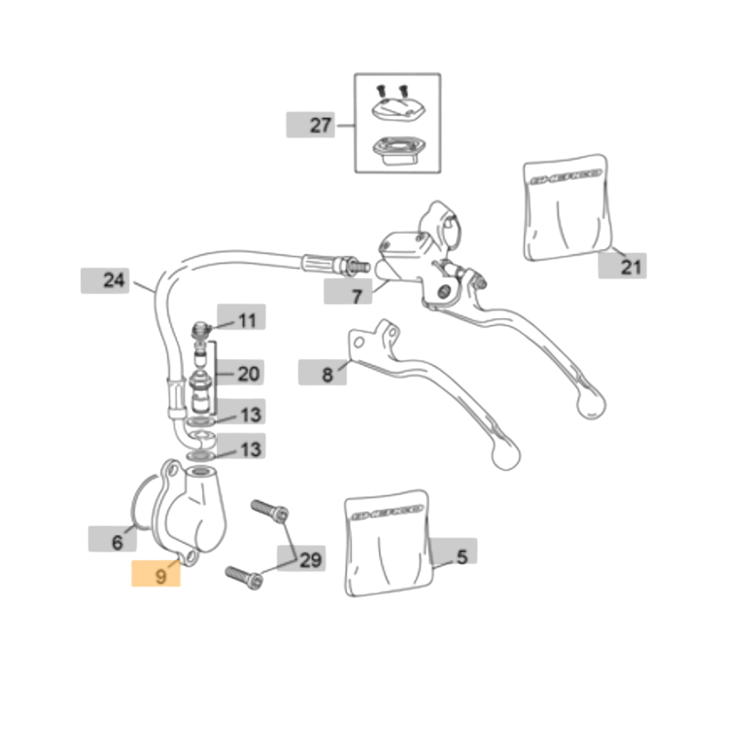 Braktec Slave Cylinder Sherco (2023-2025)