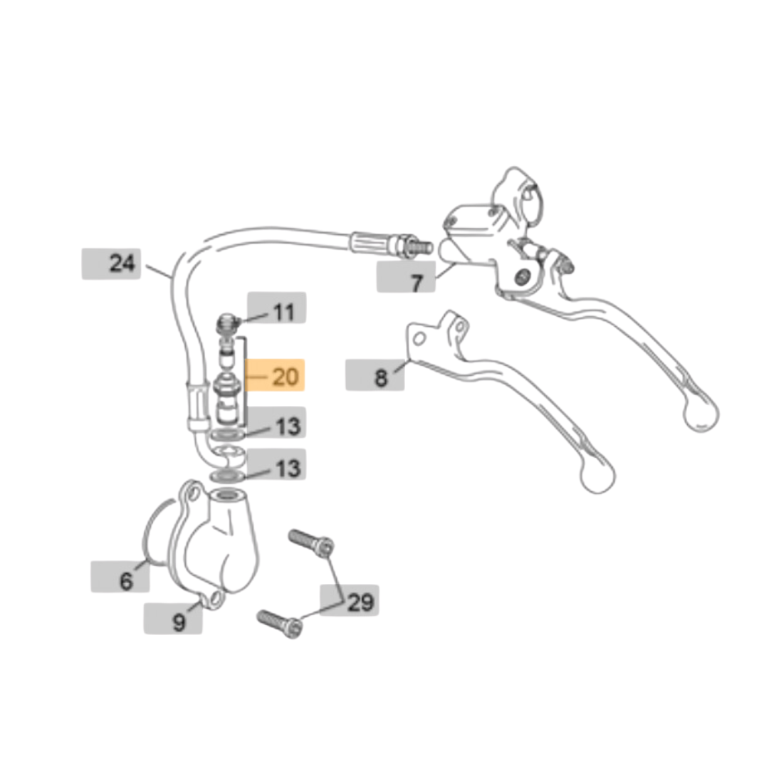 Sherco Slave Cylinder Banjo Bolt (2023-2025)