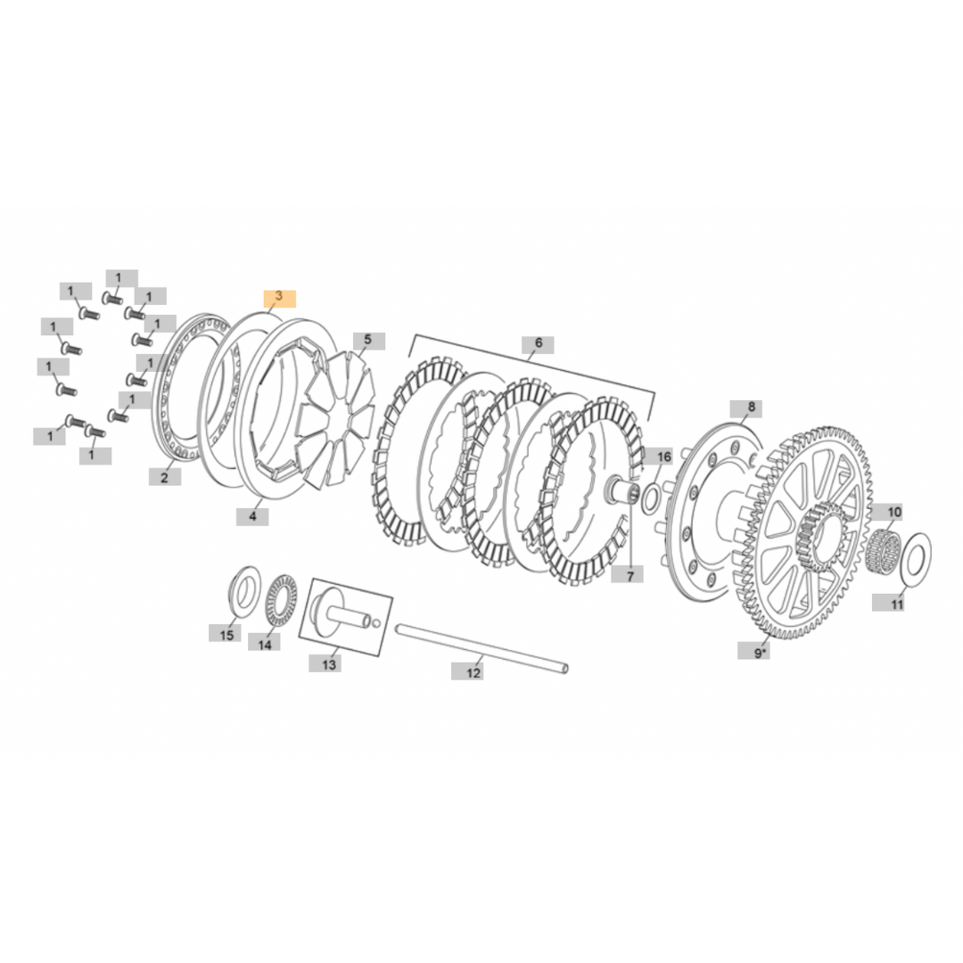 Sherco Diaphragm Clutch Spring (2023-2025)
