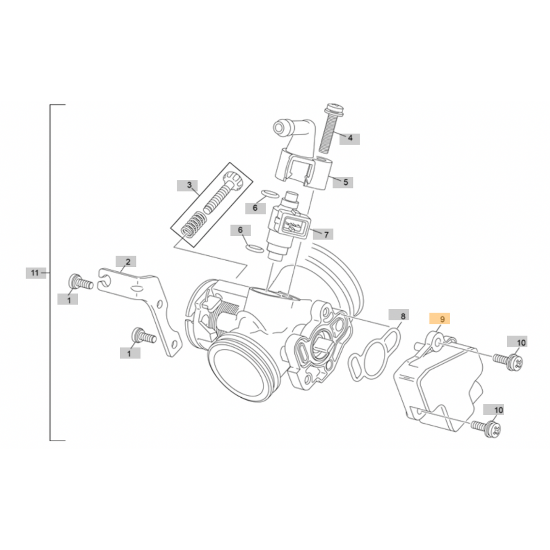 Sherco Throttle Position Sensor (2023-2025)