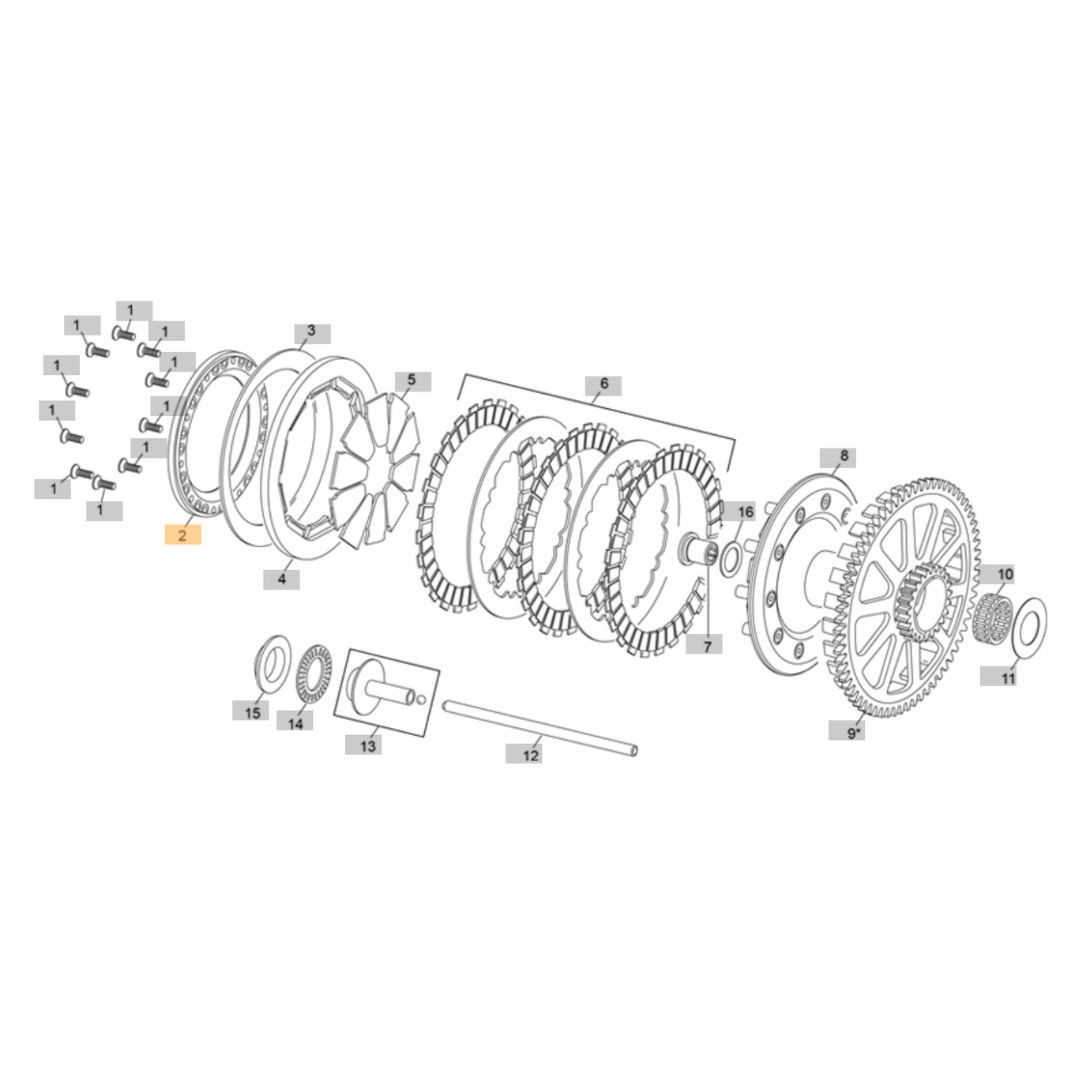Sherco Clutch Retaining Plate (2023-2025)