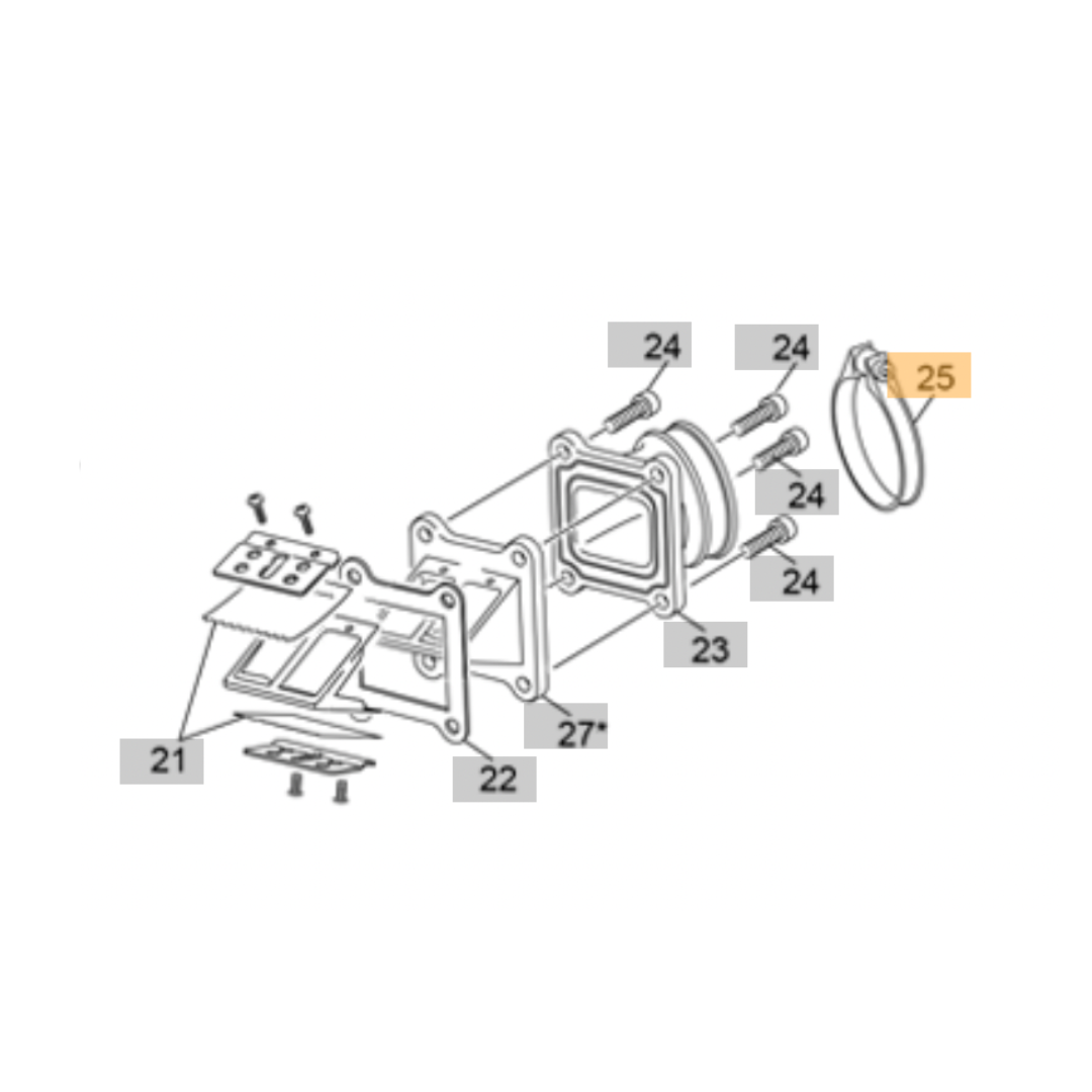 Sherco Inlet Hose Clamp (2023-2025)