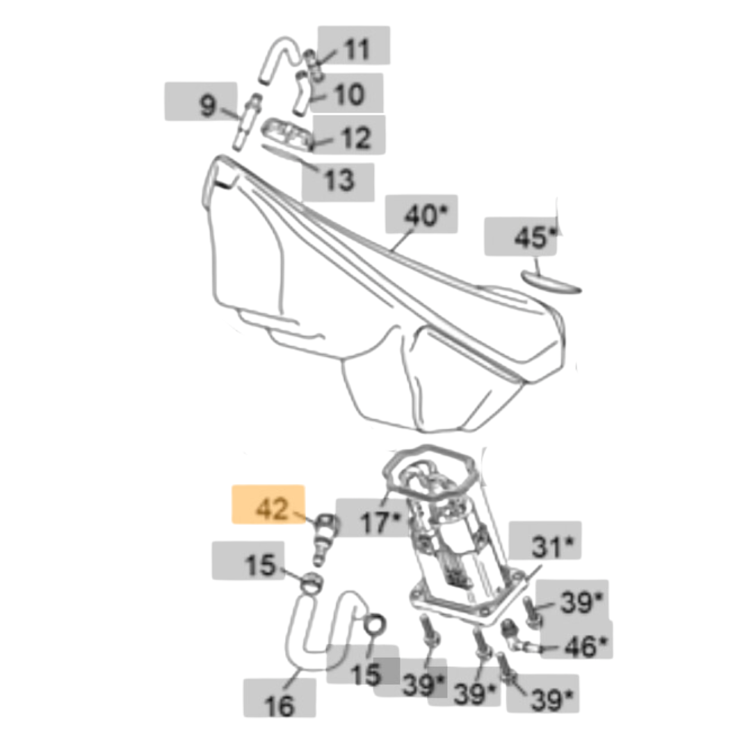Sherco Fast Fuel Connector (2023-2025)