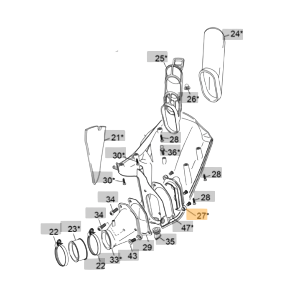 Sherco Air Filter Support Plate (2024-2025)