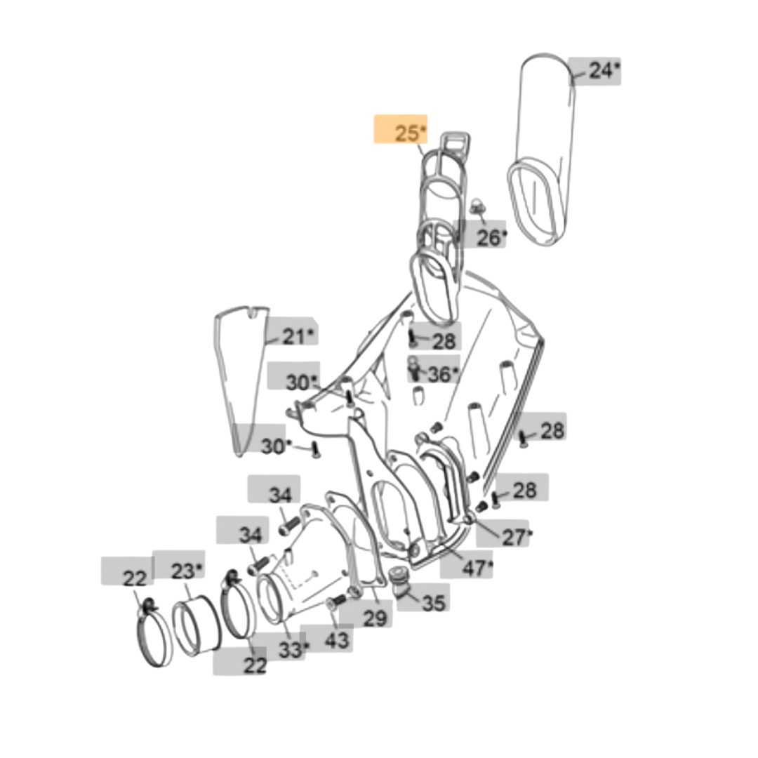 Sherco Air Filter Support Cage (2024-2025)