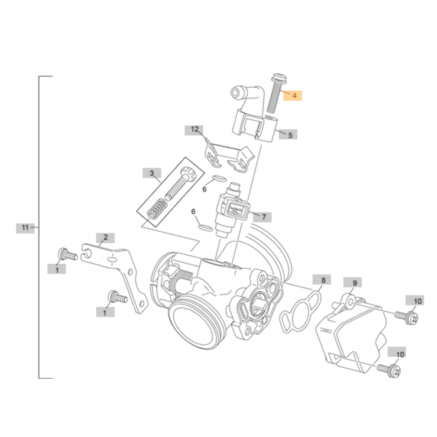 Sherco ST Injector Body Bolt (2026)