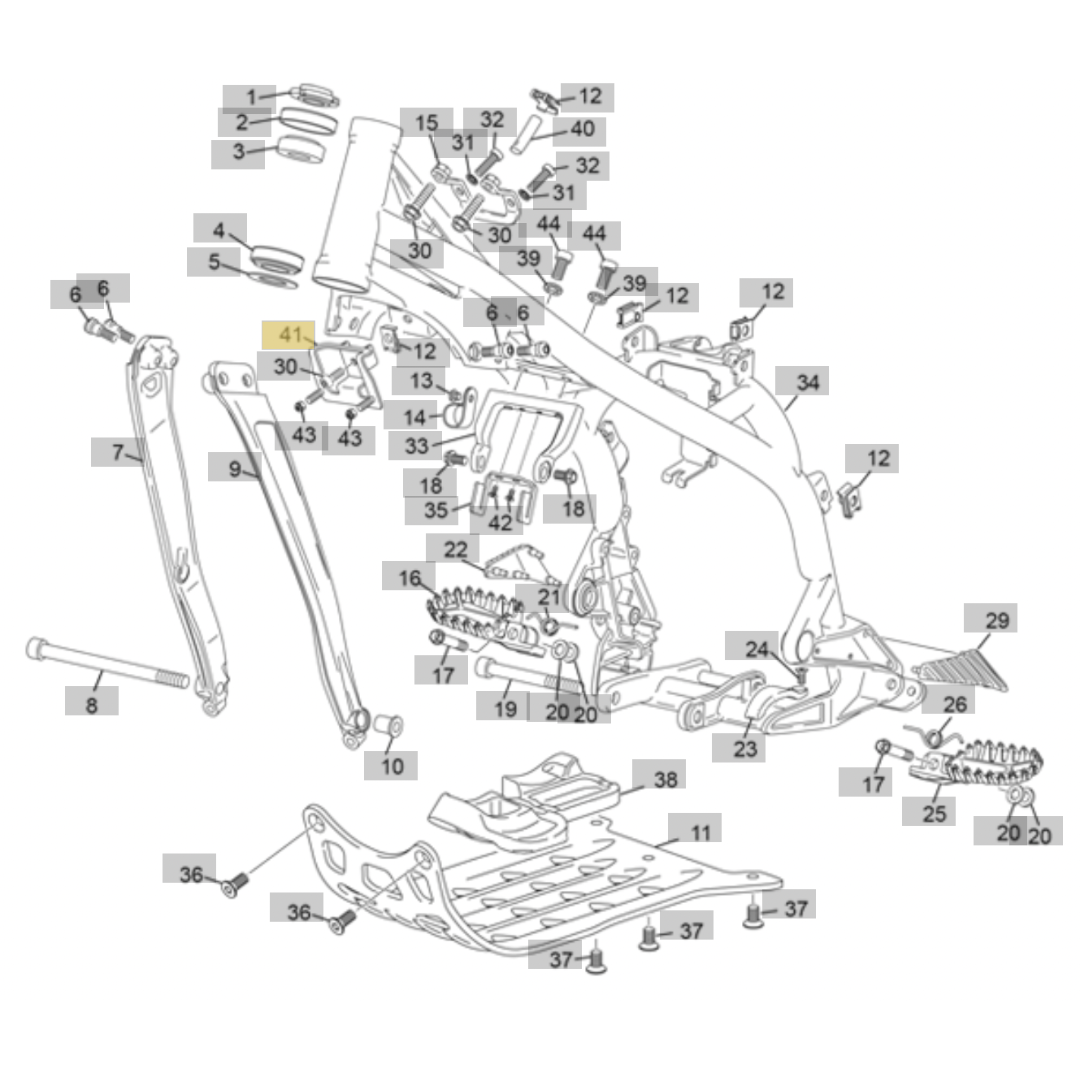 Sherco ST Regulator Bracket (2026)