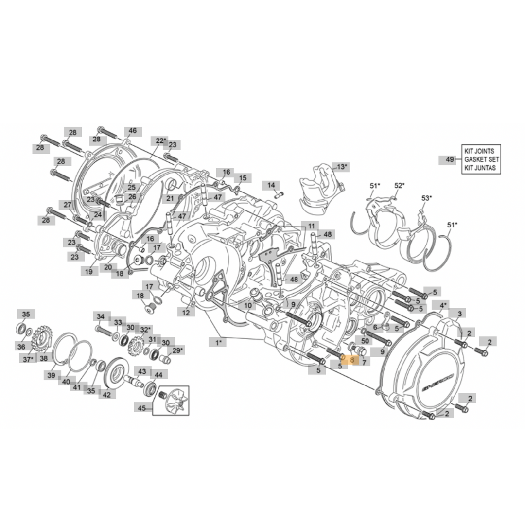 Sherco Oil Drain Plug Washer (2023-2025)
