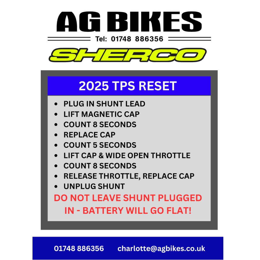 Sherco TPS Reset Shunt Lead (2023-2025)