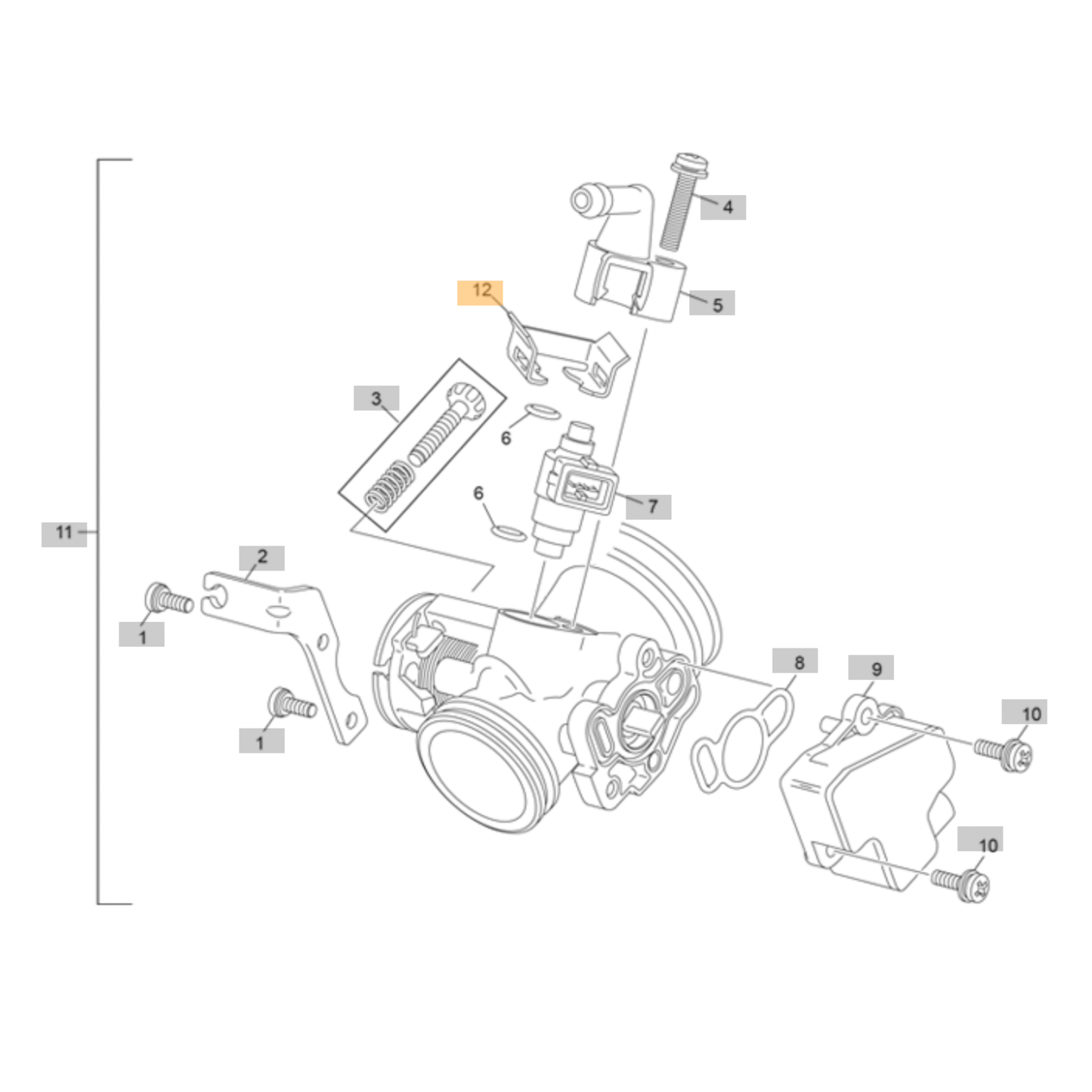 Sherco ST Injector Clip (2026)