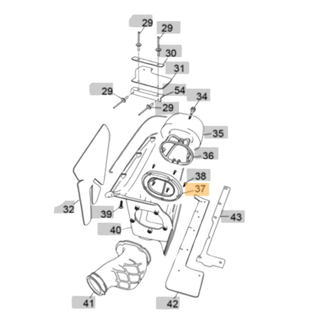 Sherco Airbox Support Plate (2016-2022)