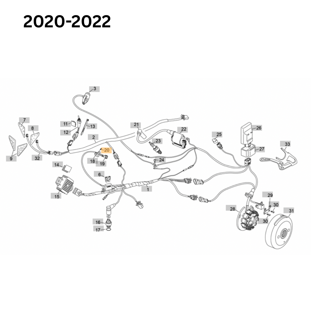 Sherco Screw for Plastic (2016-2025)