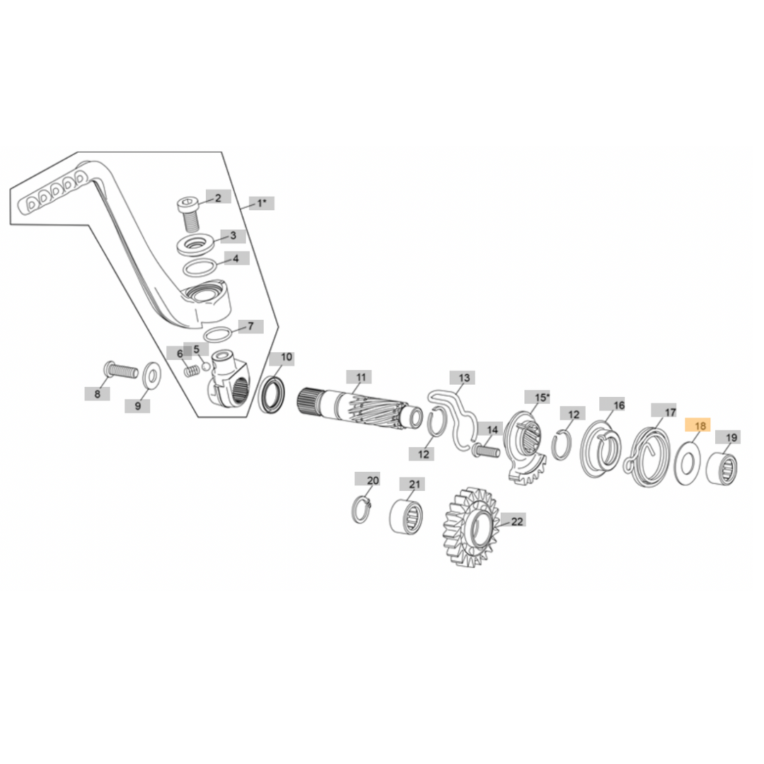 Sherco Kickstart Washer (2023-2025)