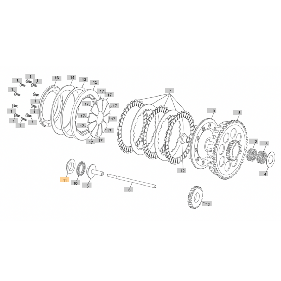 Sherco Clutch Actuating Cup (2017-2025)