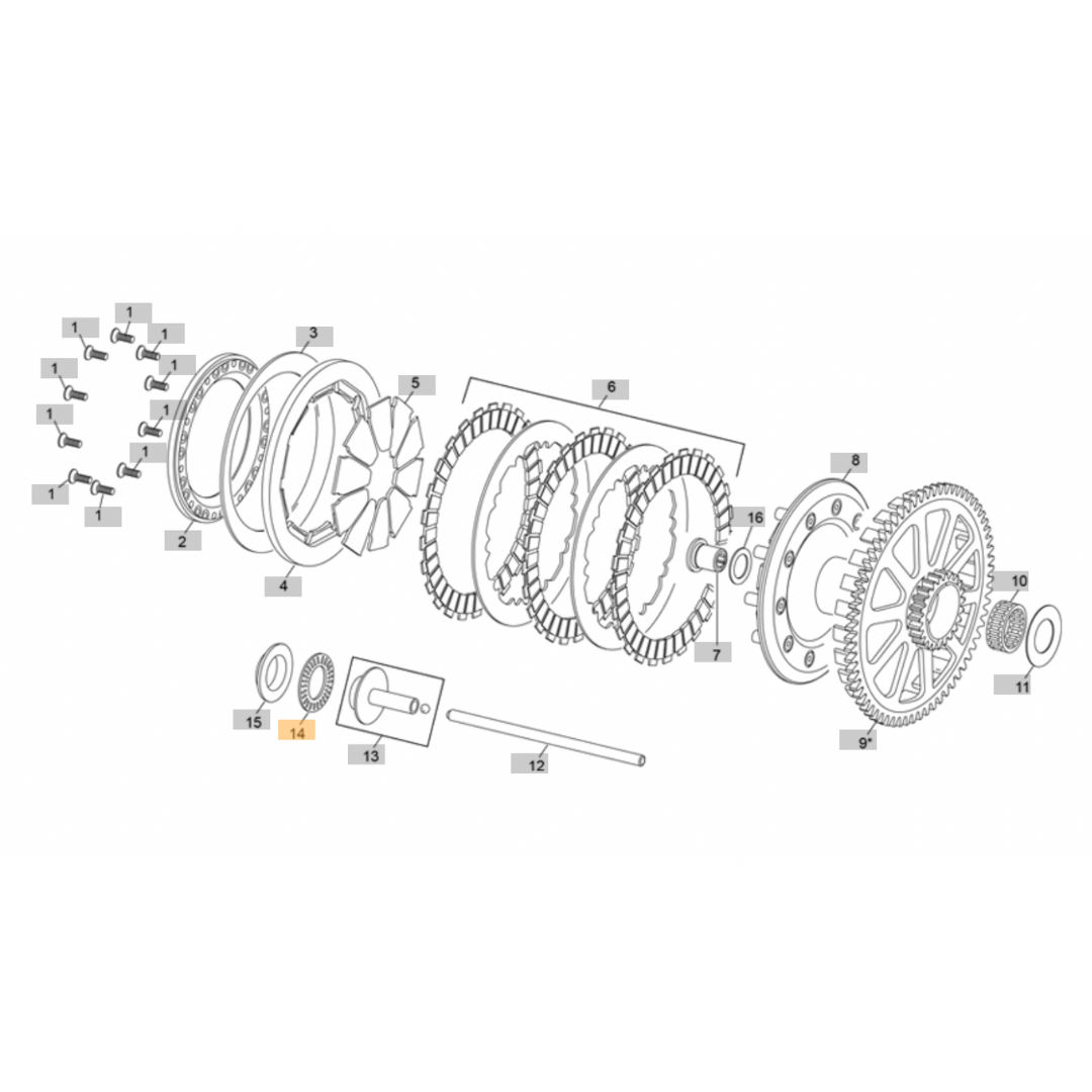 Sherco Clutch Push Bearing (2017-2025)