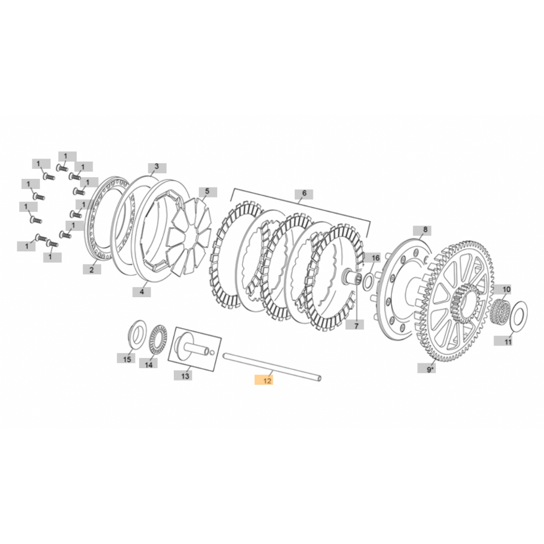 Sherco Clutch Push Rod (2023-2025)
