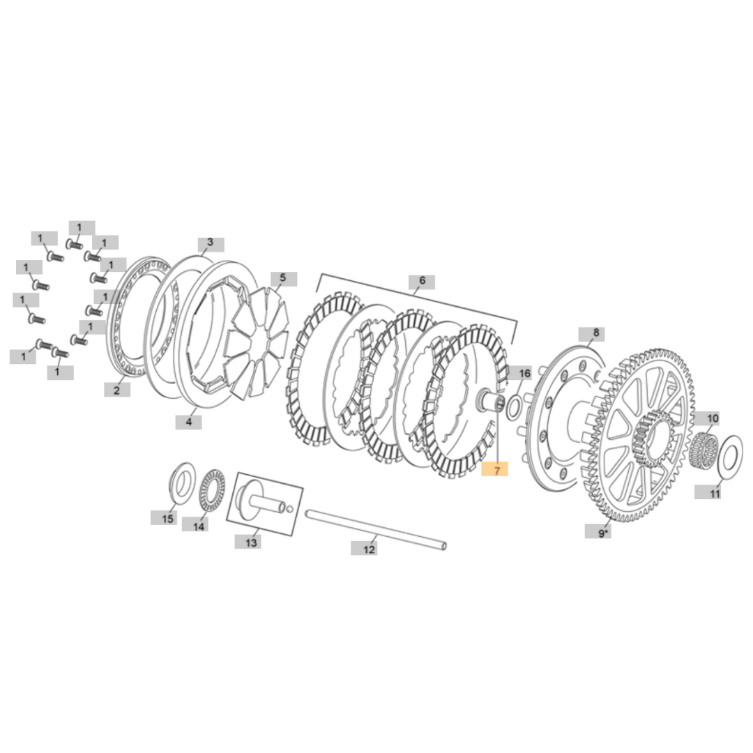 Sherco Clutch Retaining Bolt (2023-2025)
