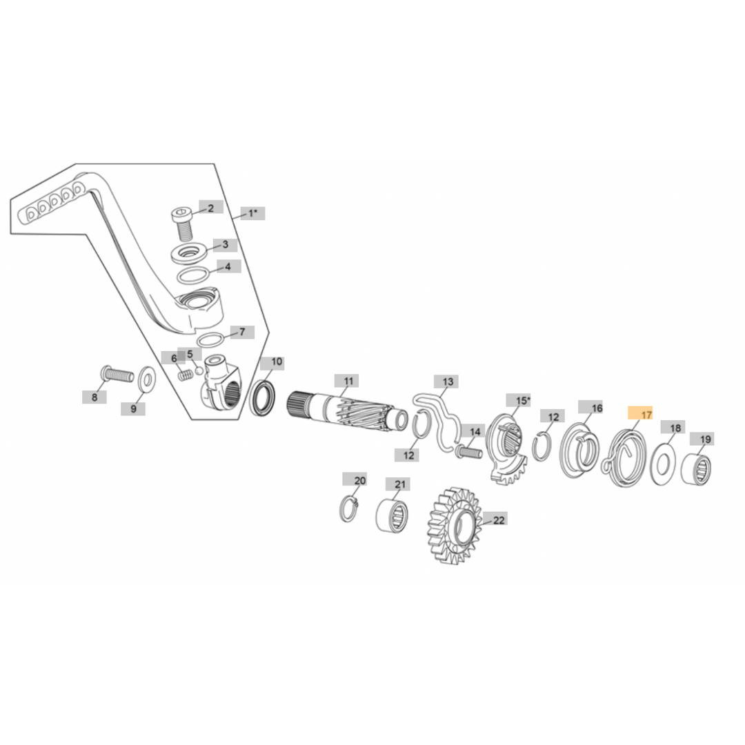 Sherco Kickstart Return Spring (2023-2025)