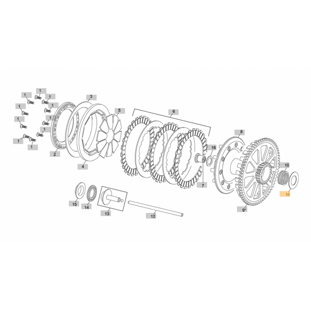 Sherco Clutch Thrust Washer (2023-2025)