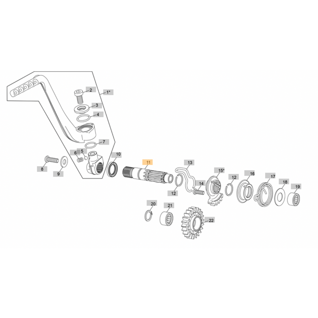 Sherco Kickstart Shaft (2023-2025)