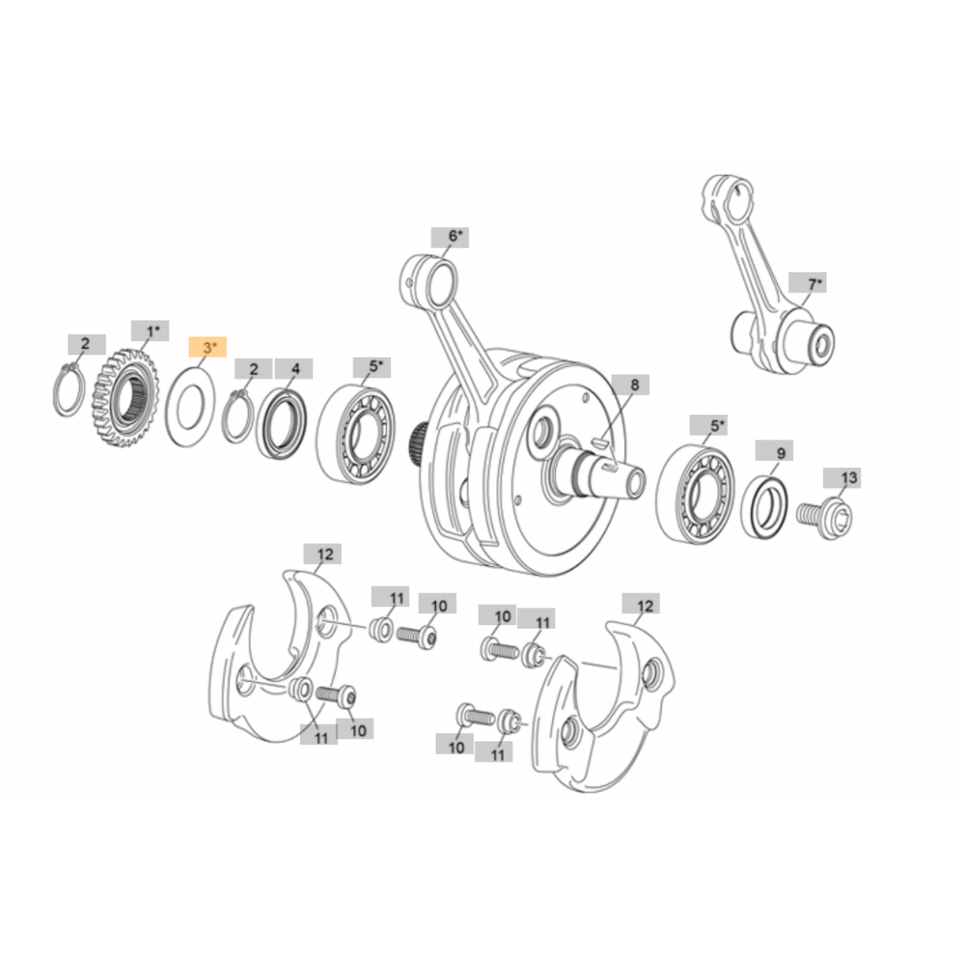 Sherco Primary Gear Disc Spring (2023-2025)