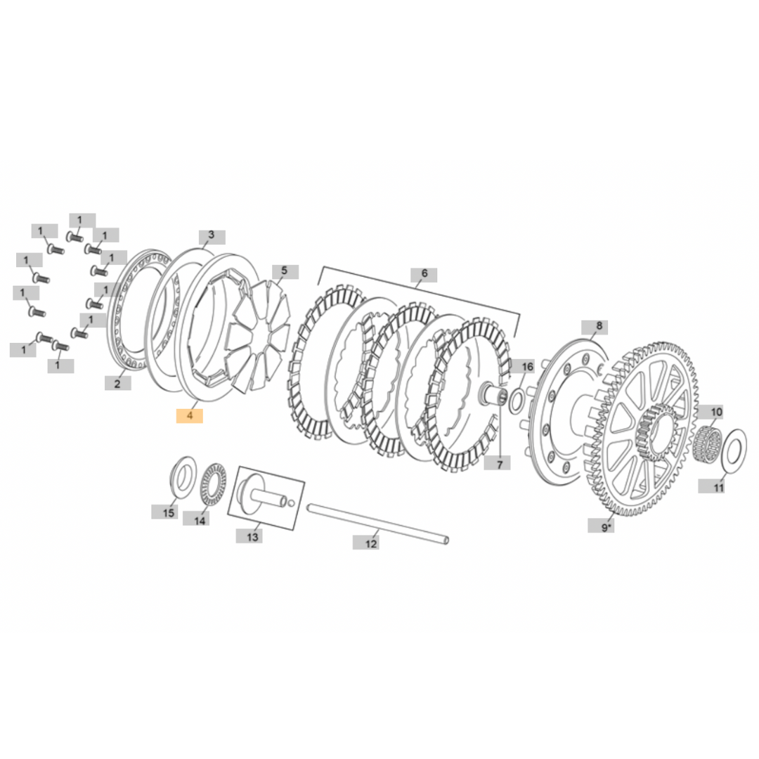 Sherco Clutch Pressure Plate (2023-2025)