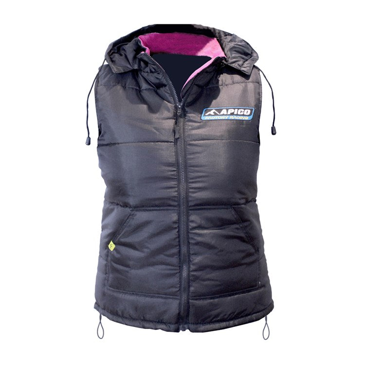 Apico Insulated Ladies Bodywarmer Black/Pink