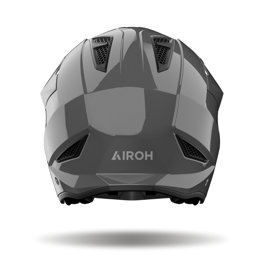 Airoh TRR2 Color Dark Grey Gloss Trials Helmet