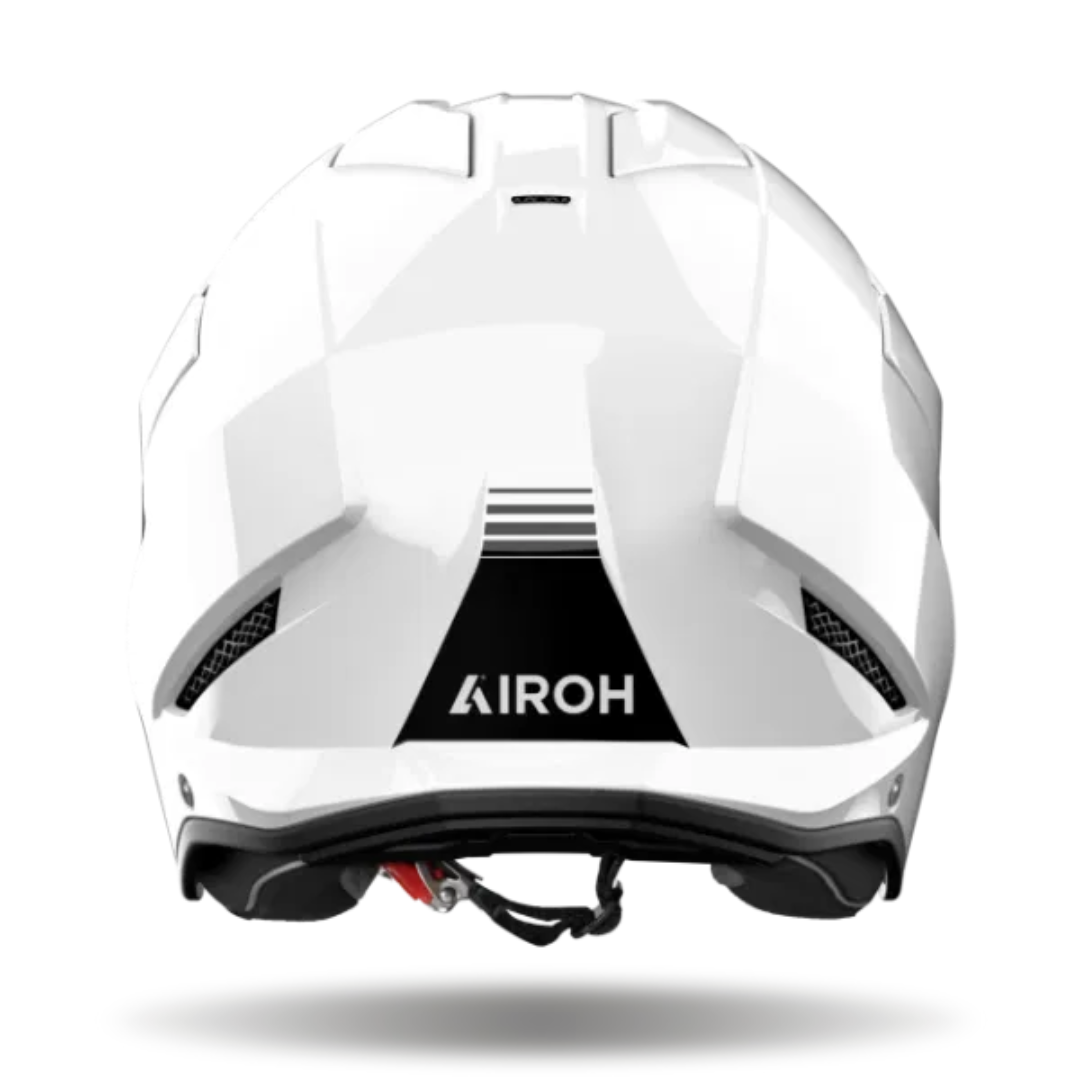 Airoh Kombakt Gloss White Trials Helmet