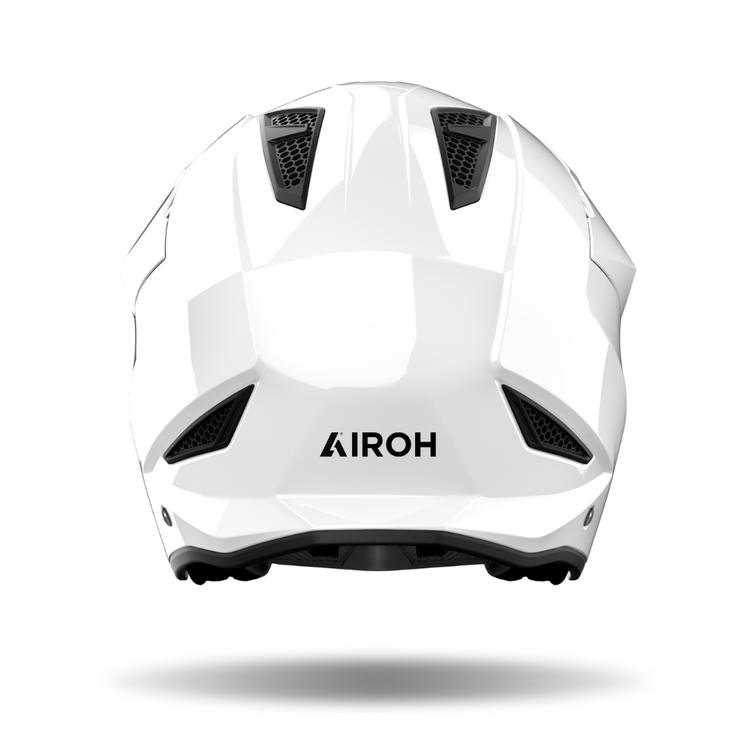 Airoh TRR2 Color White Gloss Trials Helmet