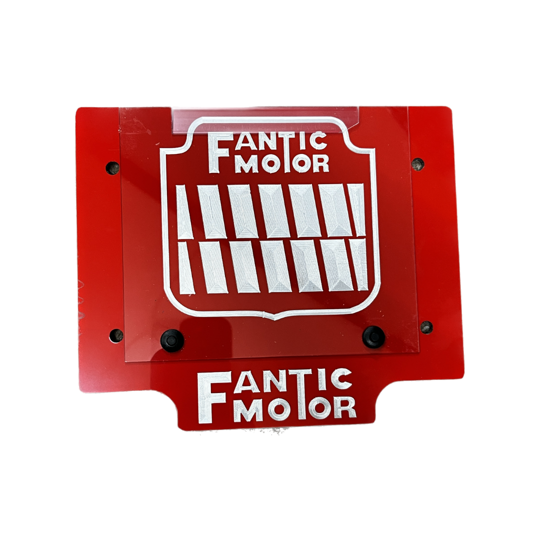 Custom Boardz Fantic CNC Number Board Red