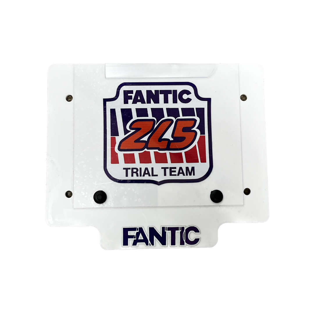 Custom Boardz Fantic 245 Number Board White