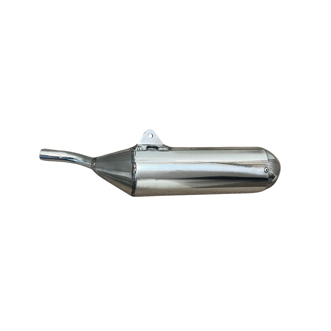 Delay Fantic 200 Aluminium Oval Rear Silencer