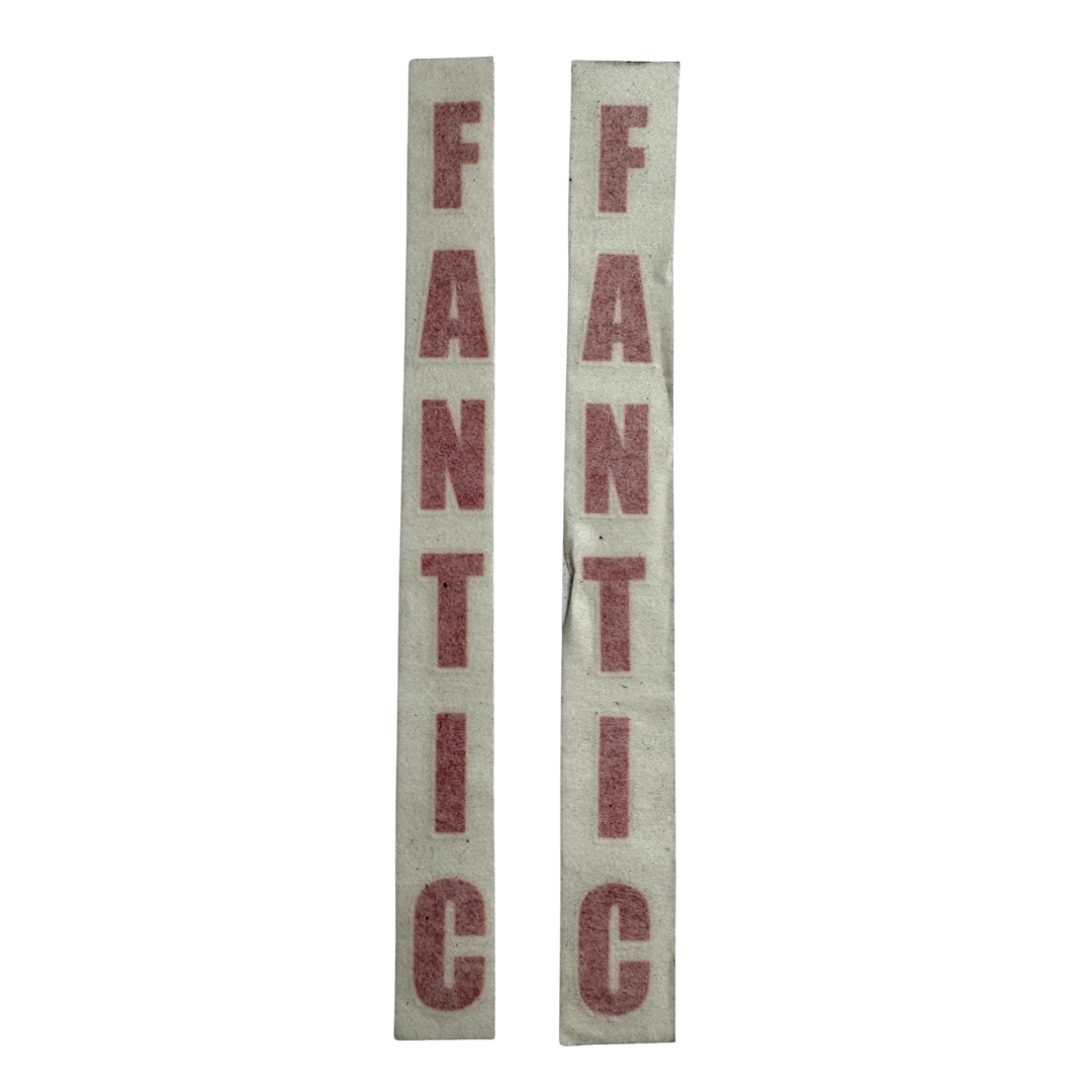 Fantic Vertical Decals Red