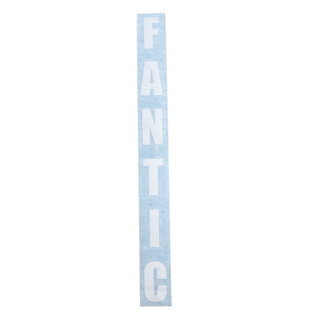 Fantic Trials Lower Fork Leg Decal White