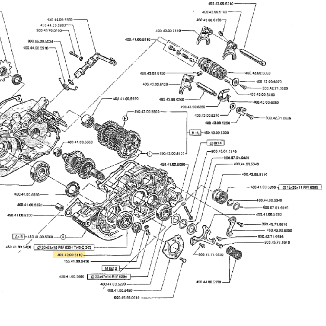 Fantic 240 Crank Nut
