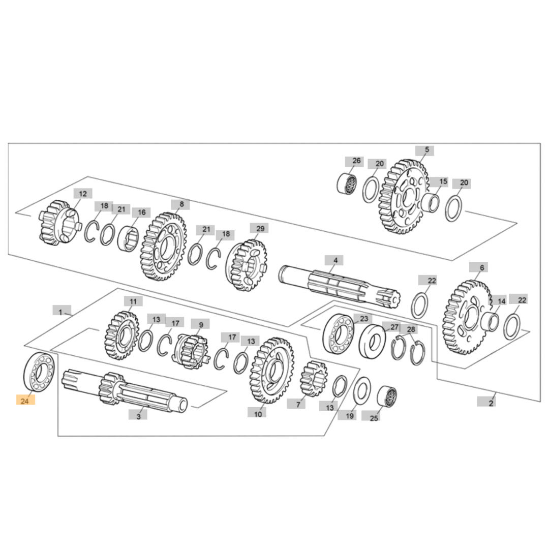 Sherco ST Clutch Shaft Bearing (1999-2022)
