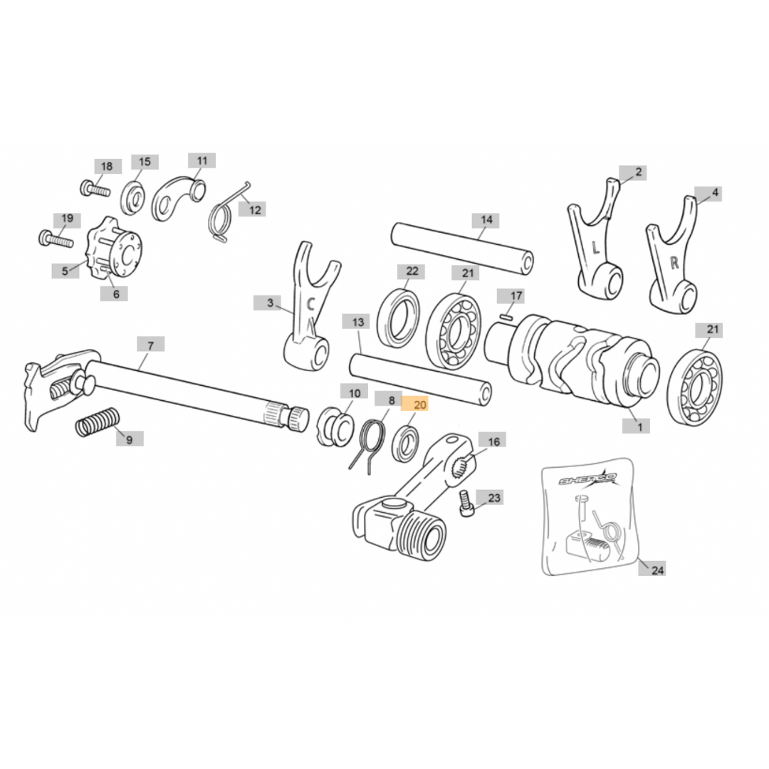 Sherco Gear Lever Oil Seal (1999-2022)