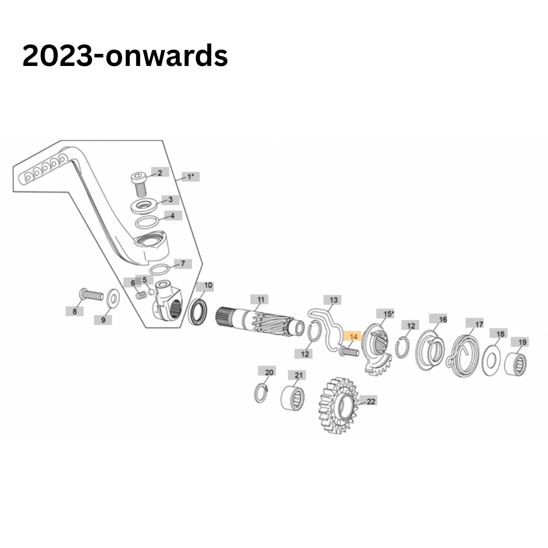 Sherco M5 x 16 Dome Head Bolt (1999-2025)