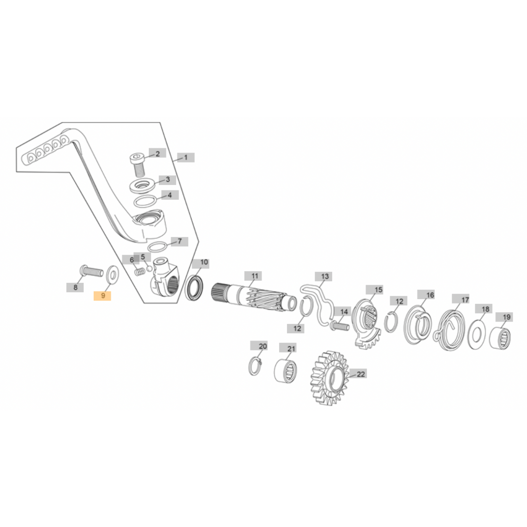 Sherco Kickstart Fixing Washer (1999-2025)