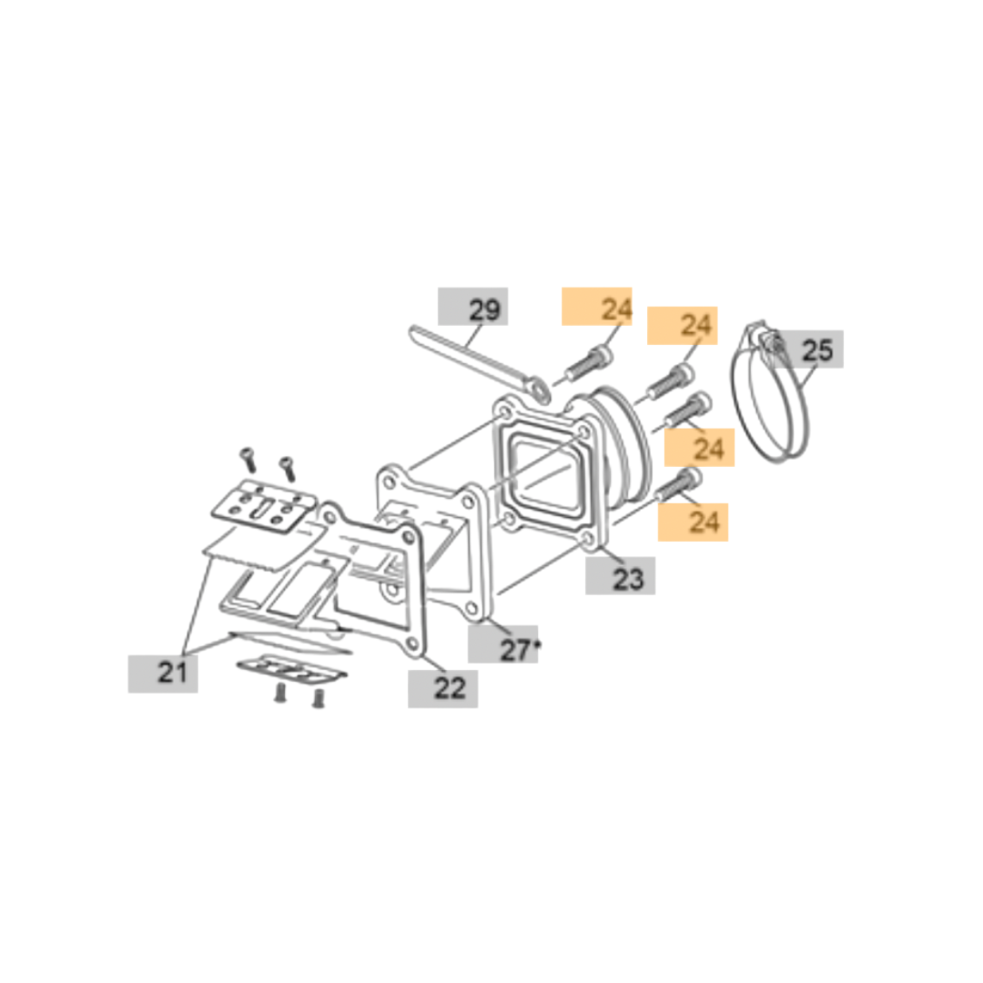 Sherco Inlet Manifold Bolt (2023-2025)
