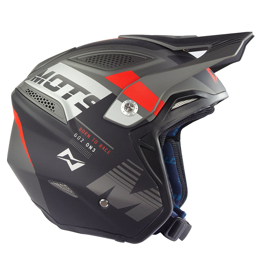 Mots Go2 On3 Helmet Matt Black