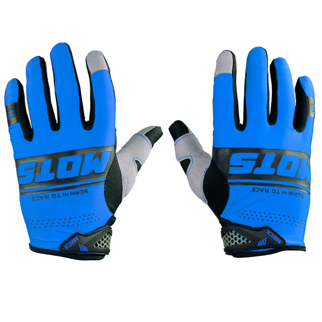 Mots Step 8 Rider Gloves Blue