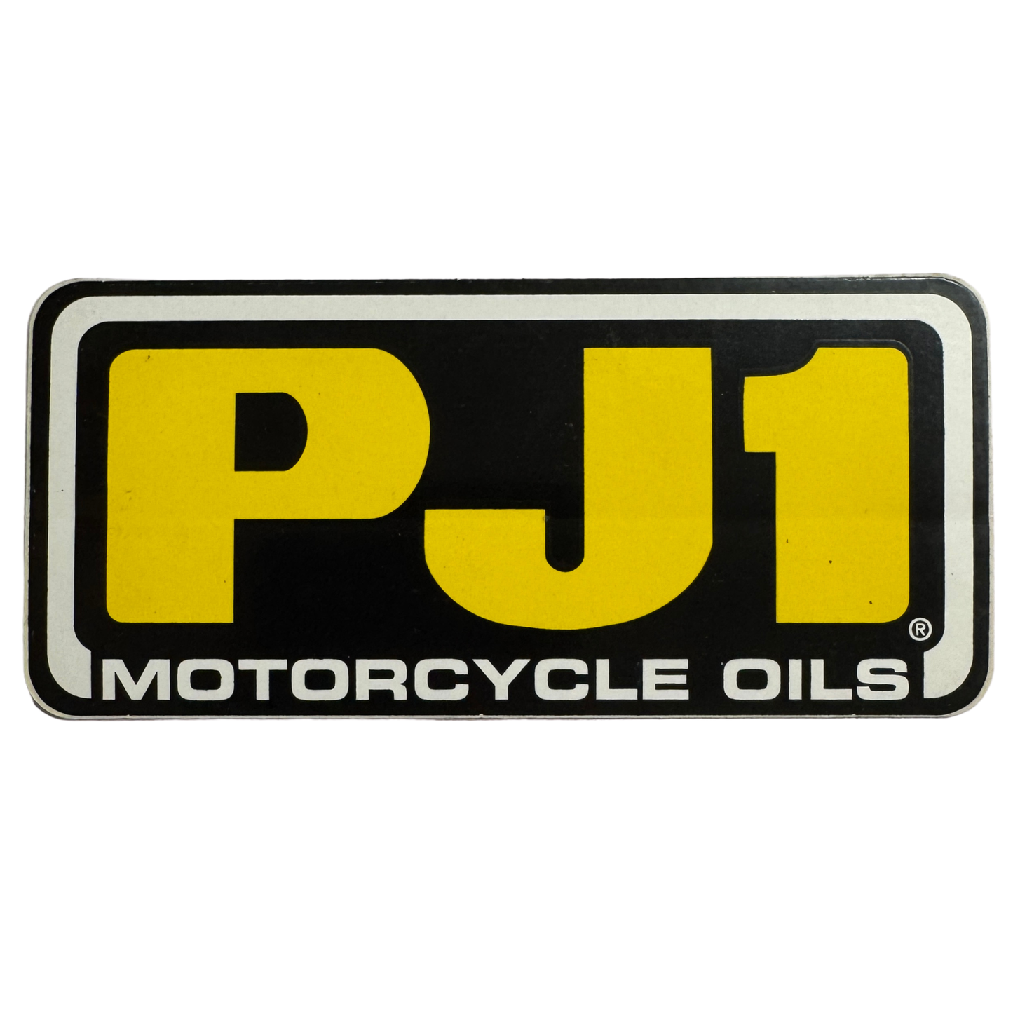 PJ1 Motorcycle Oils Sticker 113mm
