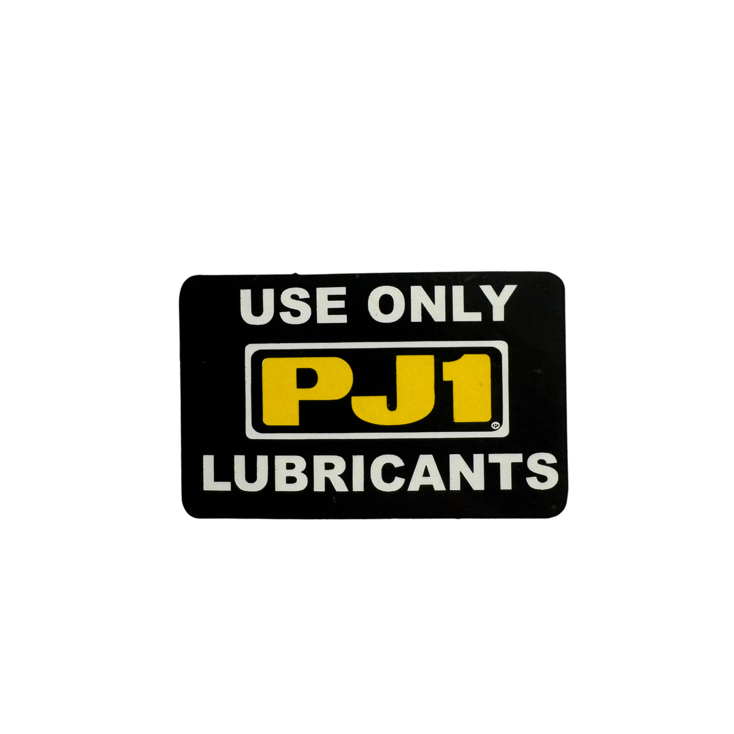 PJ1 Lubricants Sticker 40mm
