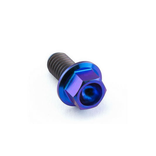 Pro-Bolt M6 Titanium Flanged Hex Head Bolt (Purple)