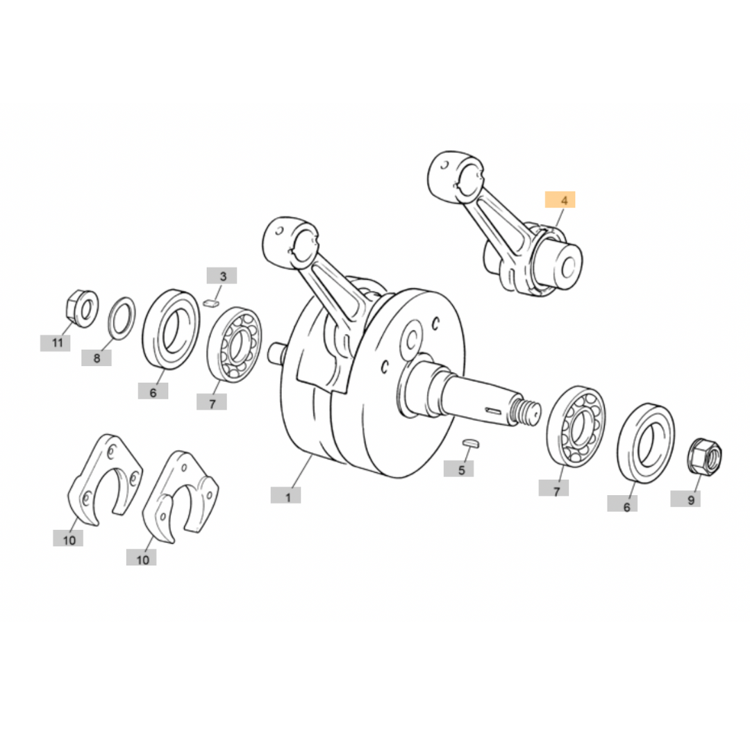 Sherco Con Rod Kit 80/125/200 (2001-2022)