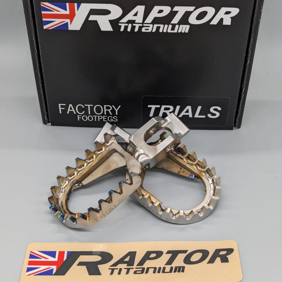 Raptor Titanium Footpegs Sherco/Scorpa (2023-2025)