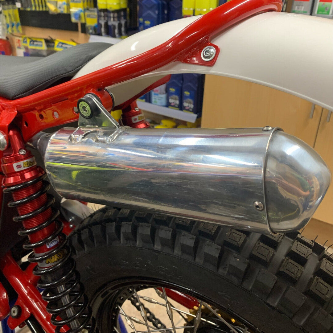 Delay Fantic 240 Aluminium Oval Rear Silencer